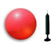 Toys+ 8.5 Inch Playground Balls Red, Blue, Green, Yellow and Rainbow! (1 Ball, Red + Pump) view 1