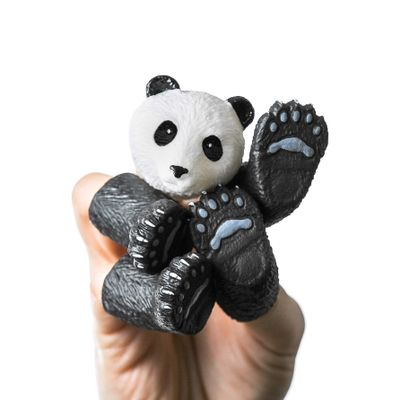 AQKILO Panda Finger Puppet Set, Animals Puppet Show Theater Props, Novelty Toys Weird Stuff Gifts
