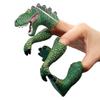 AQKILO Dinosaur Finger Puppet, Tiny Hands Theater Prop, Funny Gag Gift for White Elephant, Easter Basket Swaps, Adults and Kids view 2
