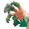AQKILO Dinosaur Finger Puppet, Tiny Hands Theater Prop, Funny Gag Gift for White Elephant, Easter Basket Swaps, Adults and Kids view 3