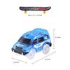 QUOXO 3 Pack Tracks Cars Replacement ONLY, Glow in The Dark with 5 Flashing LED Lights Tracks Cars only Replacement(Free Finger Skateboard) view 4