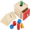 Adena Montessori Sorting Drop Box Toy with 6 Borad and Drawer Educational Toys for Kids Baby Toddlers view 1
