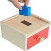 Adena Montessori Sorting Drop Box Toy with 6 Borad and Drawer Educational Toys for Kids Baby Toddlers view 3
