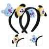 Beaupretty 4pcs Cartoon Animal Headbands Cute Hair for Parties Lightweight and Comfortable Festival Accessories Adorable Dog Designs for Women view 4