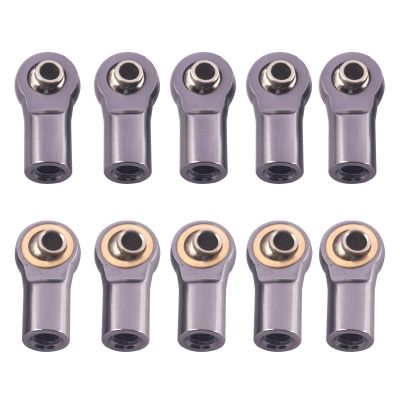 10Pack Vgoohobby Metal M4 Ball Joint Link Ball Head Tie Rod End Compatible with Axial SCX10-II 90046 90047 D90 Traxxas TRX-4 RC Buggy Crawler Car