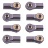10Pack Vgoohobby Metal M4 Ball Joint Link Ball Head Tie Rod End Compatible with Axial SCX10-II 90046 90047 D90 Traxxas TRX-4 RC Buggy Crawler Car view 4