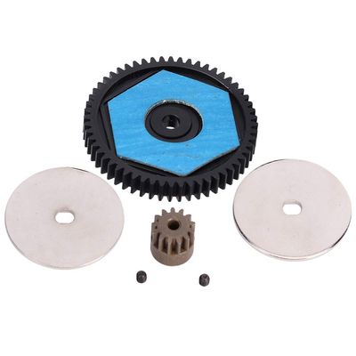 56t Spur Gear Gear Upgrade AccessoriesPlastic Metal Rc Steel Metal Spur Diff Differential Main Gear Fit for Axial Scx10 Rc Car