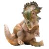 A-qi Young Sinoceratops Figure Ceratopsidae Dinosaur Triceratops Model Realistic PVC Animal Collector Gift view 1
