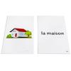 192 French Beginning Vocabulary Flash Cards with Original Artwork - for All Ages view 2