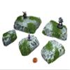 Mossy Stacking Hills Wargaming Terrain - Handmade Terrain for Tabletop War Games and TTRPGs view 1