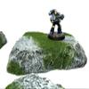 Mossy Stacking Hills Wargaming Terrain - Handmade Terrain for Tabletop War Games and TTRPGs view 4