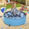 LimitlessFunN Foldable Double Layer Oxford Cloth Kids Ball Pit, Play Ball Pool with Storage Bag (Balls Not Included) Playpen for Baby Toddlers (48 Inch, Large, Blue) view 3