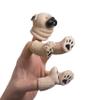 AQKILO Pug Finger Puppet Set, Animals Puppet Show Theater Props, Novelty Toys Weird Stuff Gifts view 4