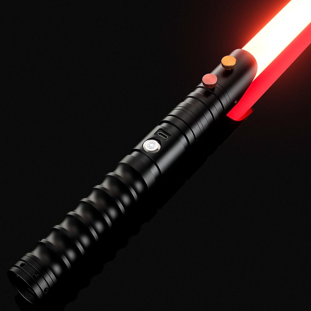 CVCBSER Upgrade App Dueling Lightsaber, Motion Control 16 Sets Sound Effects and 16 Colors Changeable, Smooth Swing Metal Light Saber for Adults