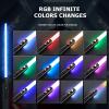 CVCBSER Upgrade App Dueling Lightsaber, Motion Control 16 Sets Sound Effects and 16 Colors Changeable, Smooth Swing Metal Light Saber for Adults view 2