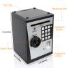 Lyght Mini ATM Savings Bank for Real Money, Electronic Voice Piggy Banks, Fingerprint Password, Kids Safe Box, Cool Stuff Gift for Boys and Girls Silver/Black view 3