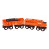 Battat  Classic Trains  6 Pieces Wooden Railroad Set  Magnetic Toy Trains  Train Engines & Cars  3+ Years Wooden Locomotives & Freight Cars view 2