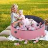 LimitlessFunN Foldable Double Layer Oxford Cloth Kids Ball Pit, Play Ball Pool with Storage Bag (Balls Not Included) Playpen for Baby Toddlers (48 Inch, Large, Pink) view 3