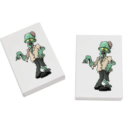 Azeeda 2 x 45mm 'Zombie' Erasers/Rubbers (ER00025630)