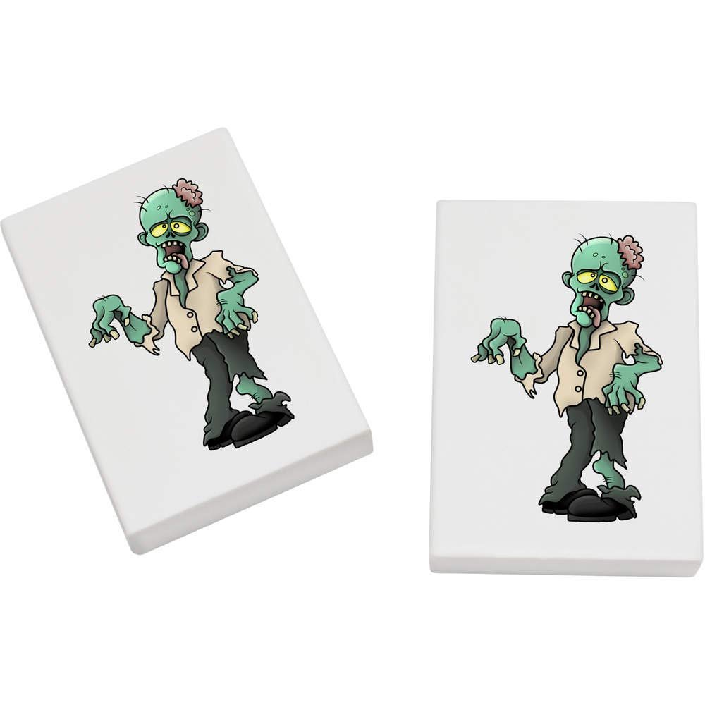 Azeeda 2 x 45mm 'Zombie' Erasers/Rubbers (ER00025630)