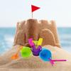 12 Mini Beach Playsets, Play Set Includes 1 Sand Bucket, 1 Shovel, 1 Rake, and 1 Scoop, Birthday Treats for Boys and Girls, Party Favors for Kids and Toddlers (12-Pack) view 3