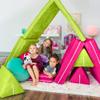 Jaxx Zipline Playscape Imaginative Furniture Playset for Creative Kids, Original Set, Grape view 4
