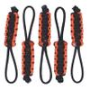 BubbasGarageTv - Large Heavy Duty Paracord Zipper Pulls (Neon Orange view 2