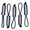 BubbasGarageTv - Large Heavy Duty Paracord Zipper Pulls (White) view 1