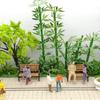 Maxmoral 10PCS Model Train Platform Park Street Seat Bench Chairs Park Bench Model for Model Train Landscape Railway view 4
