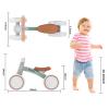 SEREED Baby Balance Bike for 1-2 Year Olds - 4 Wheels, First Bike for Toddlers, Birthday Gift (Green) view 3