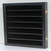 DisplayGifts Casino Coin Poker Chips Display Case Military Medal Pin Display Wall Cabinet Holder Wooden Box with 98% UV Protection Door, Lockable with Key Solid Wood Frame (Black Finish) view 4