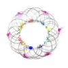 BARMI Adjustable Iron Loop Making Flower Basket Tool Kids Toys Decor Display Model,Perfect Child Intellectual Toy Gift Set Silver view 1