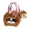 Aurora Fashionable Fancy Pals Minty Sloth Stuffed Animal - On-The-go Companions - Stylish Accessories - Brown 7 Inches view 2
