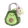 Aurora Fashionable Fancy Pals Foodie Avocado Stuffed Animal - Plush with Stylish Purse for Dress Up Fun - Perfect for Kids 3+ Years, Costumes, and Birthdays - Green 7 Inches view 2