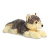 Aurora Adorable Grand Flopsie Wily Wolf Stuffed Animal - Playful Ease - Timeless Companions - Gray 16.5 Inches view 1