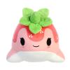 Aurora Enchanting Tasty Peach Strawberry Nomwhal Stuffed Animal - Bright & Colorful Design for Room Decor - Perfect for Adults, Kids, and Birthdays - Pink 8 Inches view 1