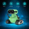 ALLCELE Robot Toys, Rechargeable RC Robot for Boys and Girls, Remote Control Toy with Music and LED Eyes, Gift for Children Age 3 Years and Up - Green view 2