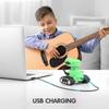 ALLCELE Robot Toys, Rechargeable RC Robot for Boys and Girls, Remote Control Toy with Music and LED Eyes, Gift for Children Age 3 Years and Up - Green view 4