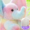 Glow Guards 12'' Light up Peek-a-Boo Elephant Stuffed Animal Musical Rainbow Elephant Singing Stuffed Animal Electric Interactive Toys Christmas Holiday Birthday Gifts for Toddler Kids view 4