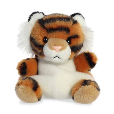 Aurora Adorable Palm Pals Indy Tiger Stuffed Animal - Pocket-Sized Play - Collectable Fun - Orange 5 Inches