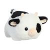 Aurora Adorable Spudsters Tutie Cow Stuffed Animal - Round Shape Makes for Comforting Cuddles - Perfect for Kids All Ages and Animal Loving Adults - White 10 Inches view 2