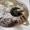 Abbott Collection 57-LATITUDE-18 Spinning Small Decorative Globe, White/Gold, 11" H view 3