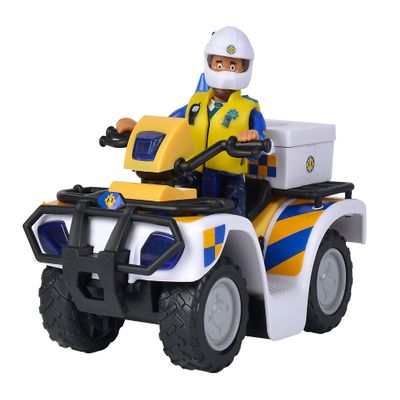 SIMBA Fireman Sam Quad Police with Malcolm Figure