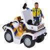 SIMBA Fireman Sam Quad Police with Malcolm Figure view 2