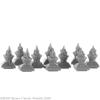 Reaper 77732: Brazier Pillar Tops (10) Bones Classic Plastic Miniature view 2