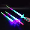 BARMI 4 Section Extendable LED Glow Sword Kids Toy Flashing Stick Concert Party Props,Perfect Child Intellectual Toy Gift Set view 1