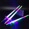 BARMI 4 Section Extendable LED Glow Sword Kids Toy Flashing Stick Concert Party Props,Perfect Child Intellectual Toy Gift Set view 2
