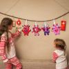Sumind 36 Sets Valentine's Day Craft Kits for Kids DIY Ornament Valentine Class Game Activities Paper Craft Hanging Ornament for Valentines Day Decorations view 4