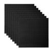 LVHERO Classic Baseplates Building Plates for Building Bricks 100% Compatible with All Major Brands-Baseplate, 10in x 10in, Pack of 8 (Black) view 1
