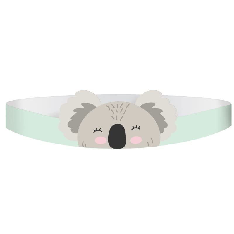Australia Day Koala Mini Paper Tiara's | 8 Pack
